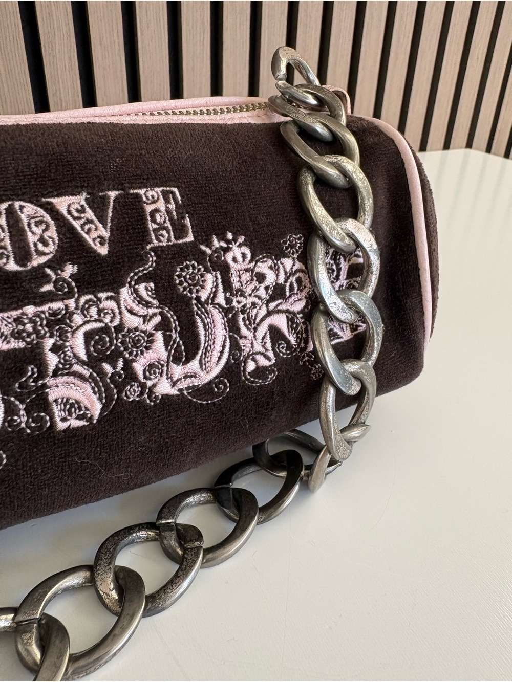 Y2K JUICY COUTURE ‘I Love Couture’ Mini Bag - Picture 3 of 14